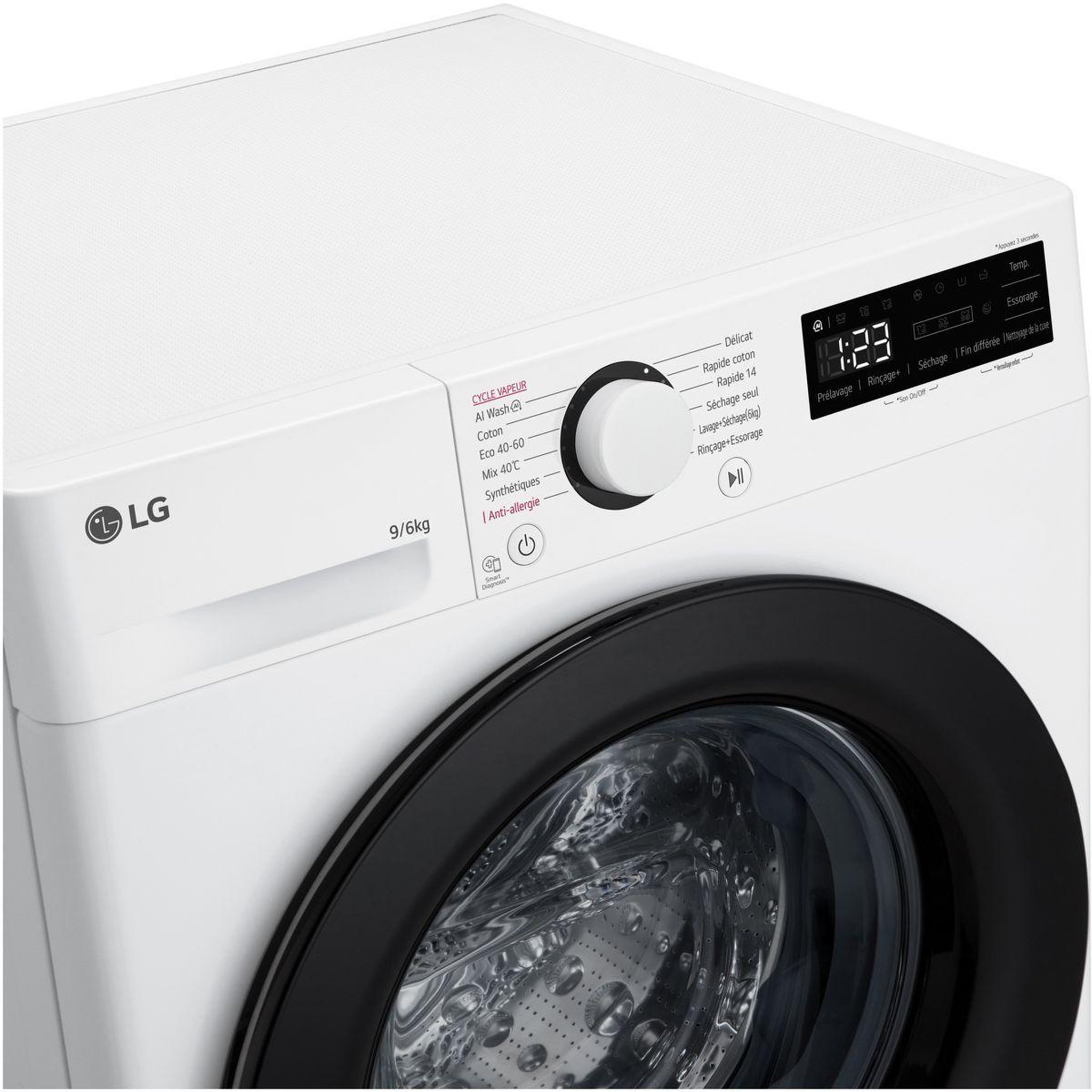 Voir la diapositive 3 : LG Lave linge séchant hublot F964R35WRS