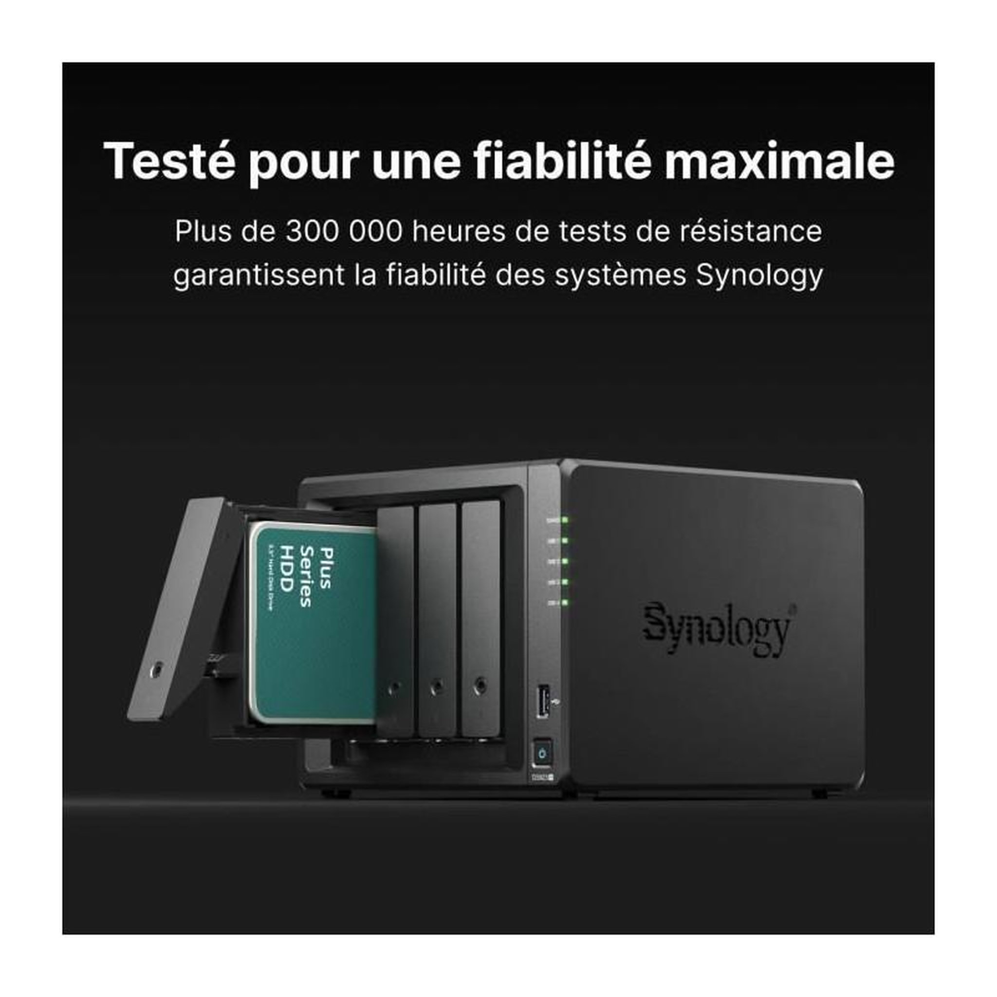 Voir la diapositive 3 : SYNOLOGY Synology HAT3300-4T – Disque dur NAS 4 To fiable