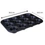 Voir la diapositive 3 : ZENKER Moule à muffins 12 empreintes 38 x 26 cm Zenker Perfect Black