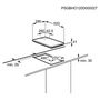 Voir la diapositive 2 : ELECTROLUX Table domino verre gaz 30cm 3900w noir - egc3322nvk