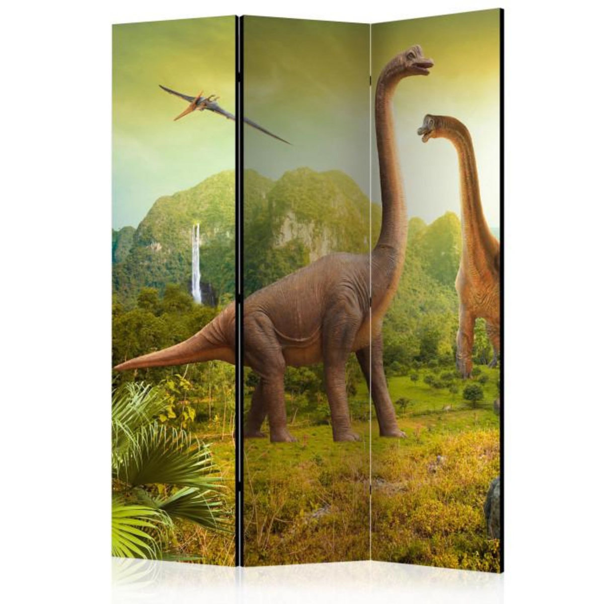 Paris Prix Paravent 3 Volets  Dinosaurs  135x172cm