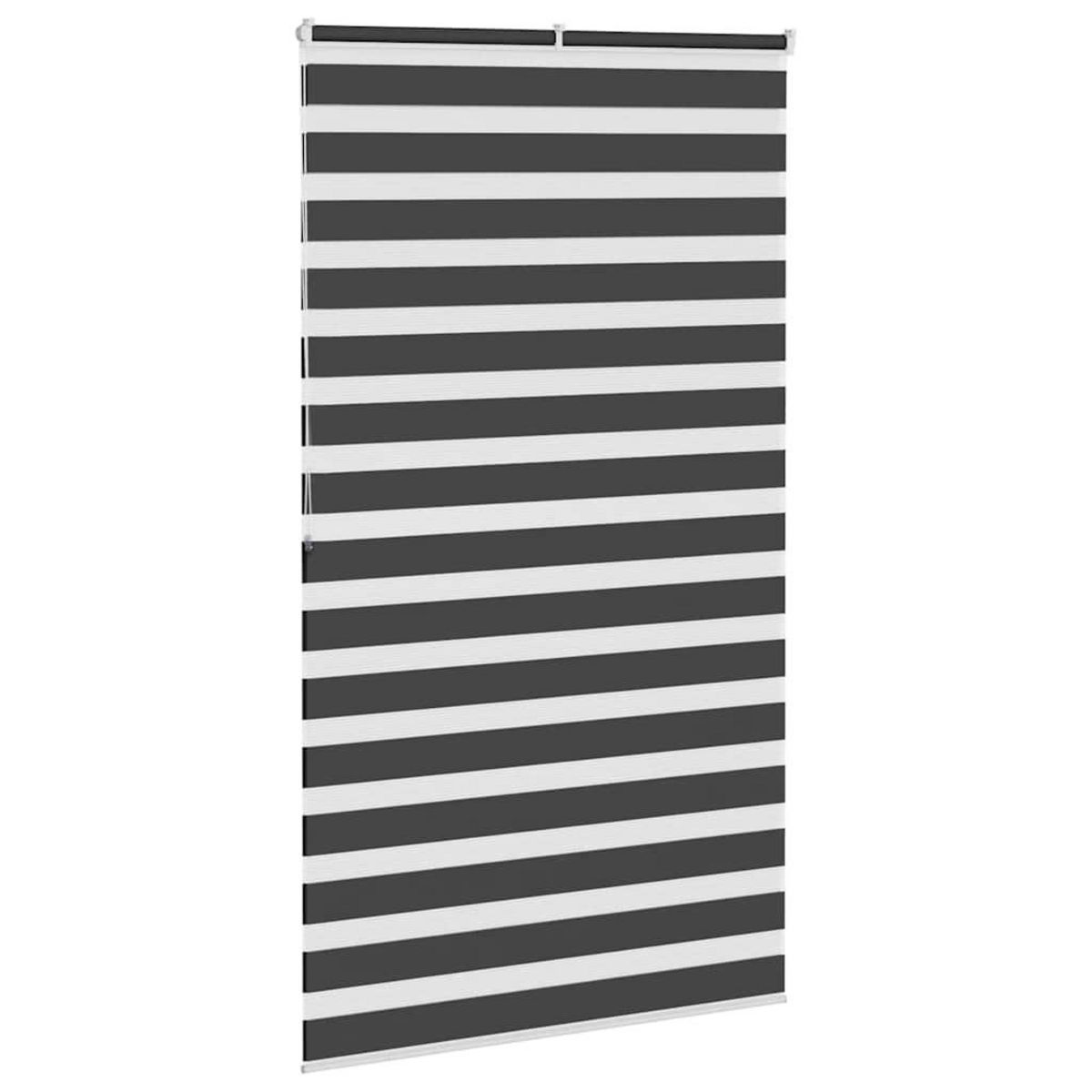 VIDAXL Store zebre noir 125x200 cm largeur du tissu 120,9 cm polyester