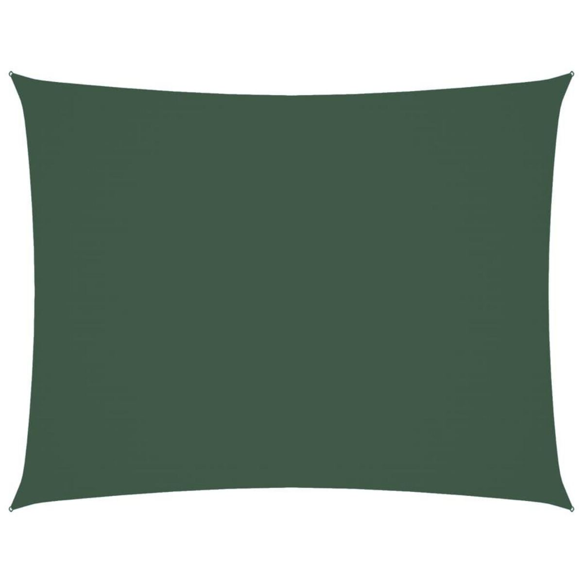 VIDAXL Voile de parasol tissu oxford rectangulaire 3,5x4,5m vert fonce