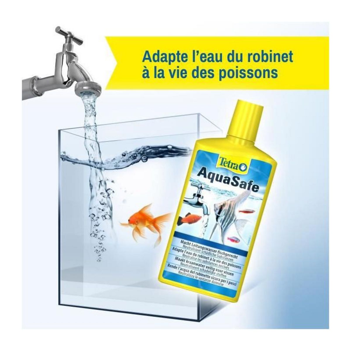 Tetra TETRA Aquasafe 500 ml - Pour aquarium