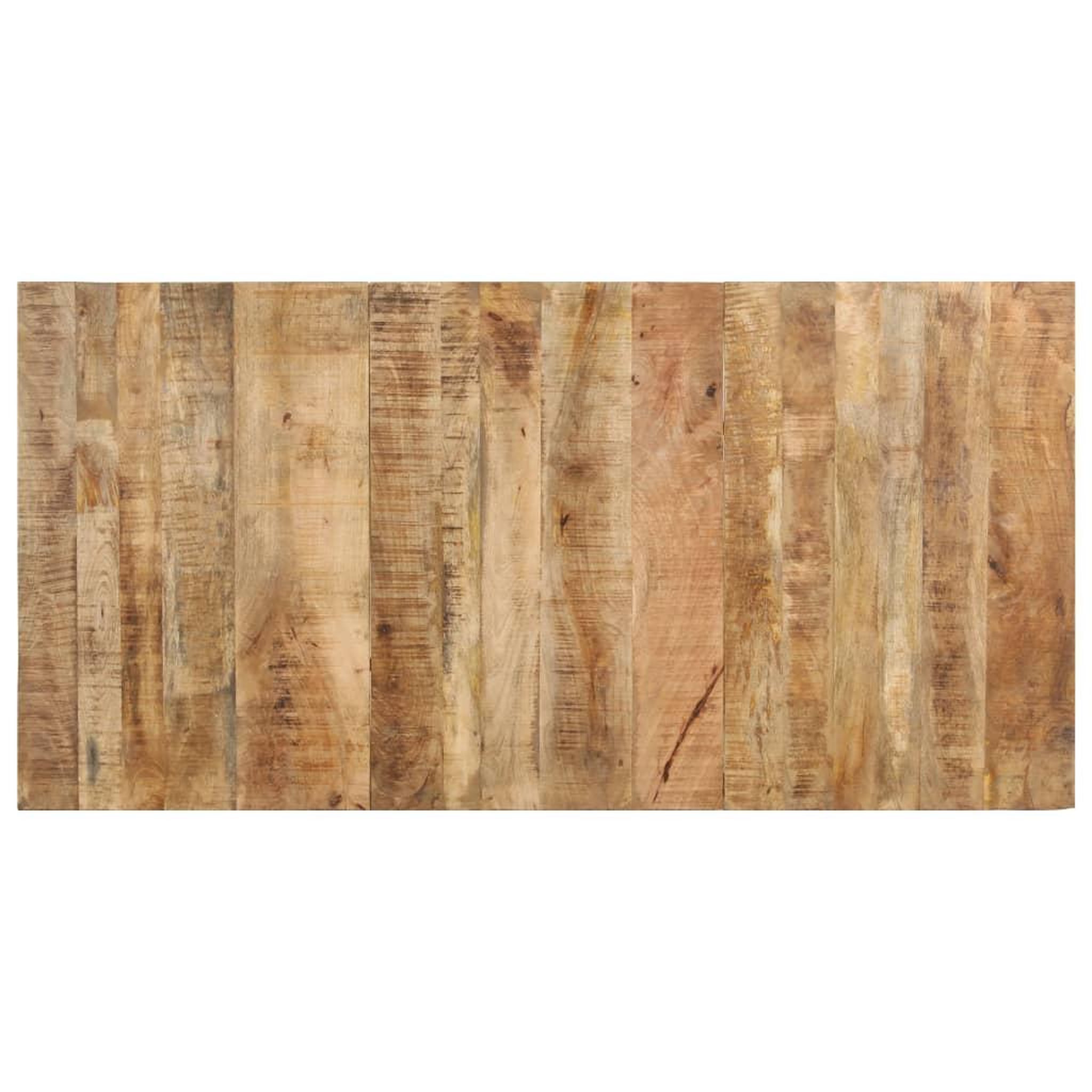 Voir la diapositive 3 : VIDAXL Table de salle a manger 160x80x76 cm Bois de manguier brut