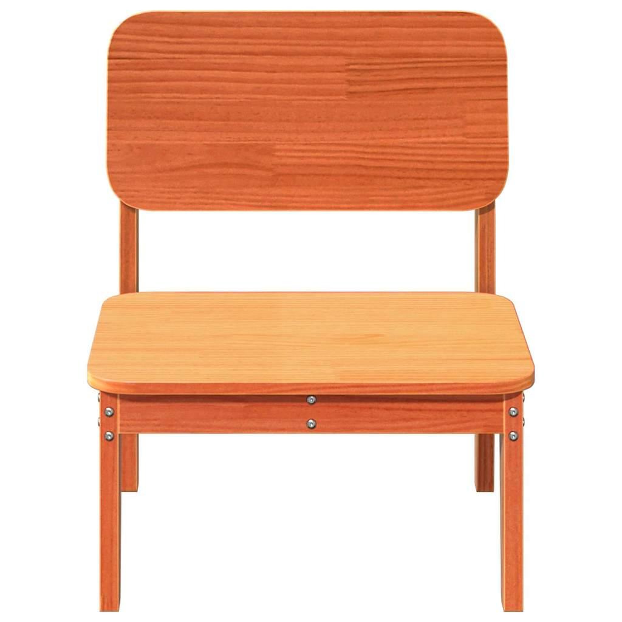 Voir la diapositive 4 : VIDAXL Chaises de jardin lot de 2 cire marron 60x52,5x72 cm