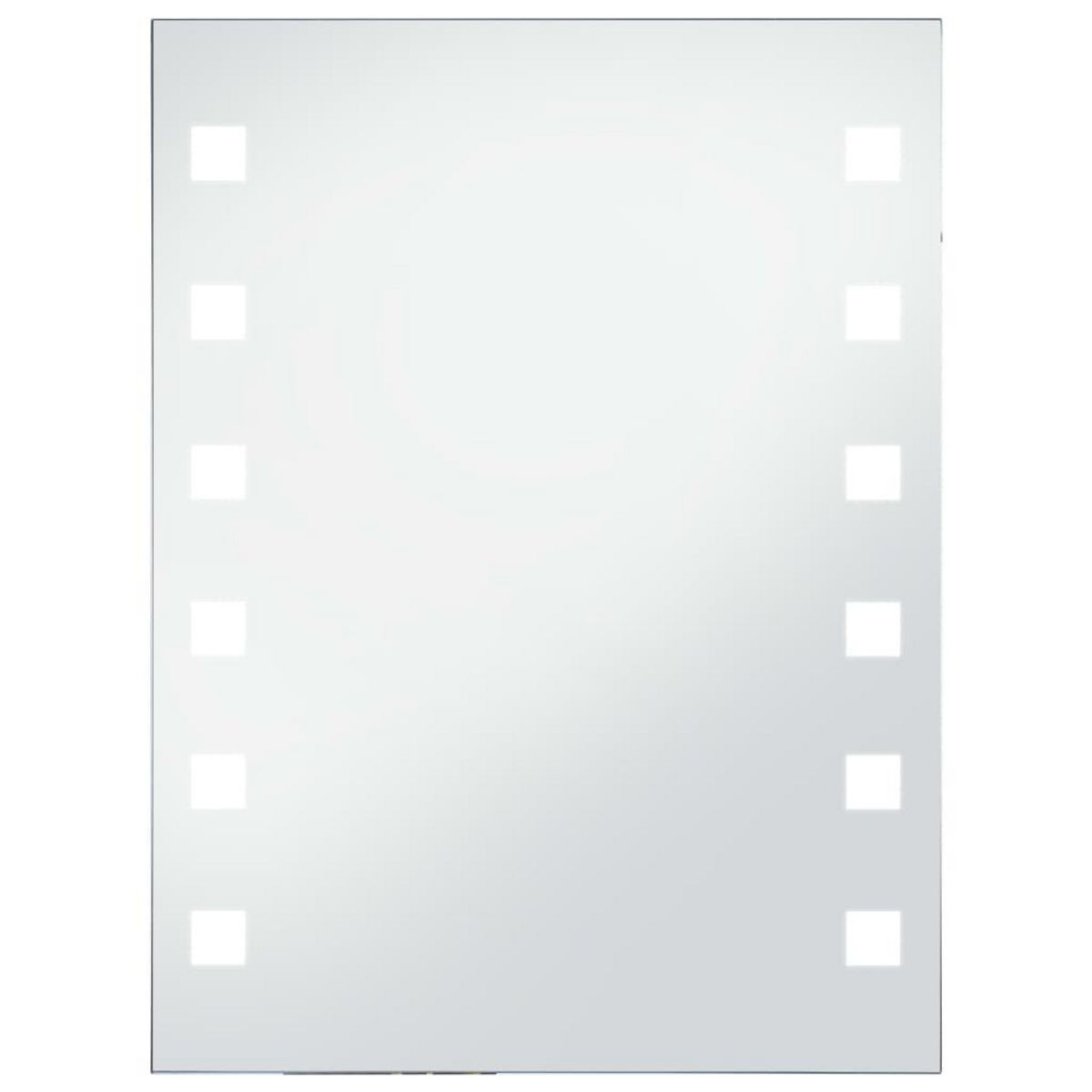 VIDAXL Miroir mural a LED pour salle de bains 60x80 cm