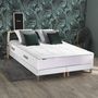 Voir la diapositive 2 : IDLITERIE Ensemble matelas Ressorts 7 zones H28cm + sommier PALACIO 2 FABRICATION FRANCAISE