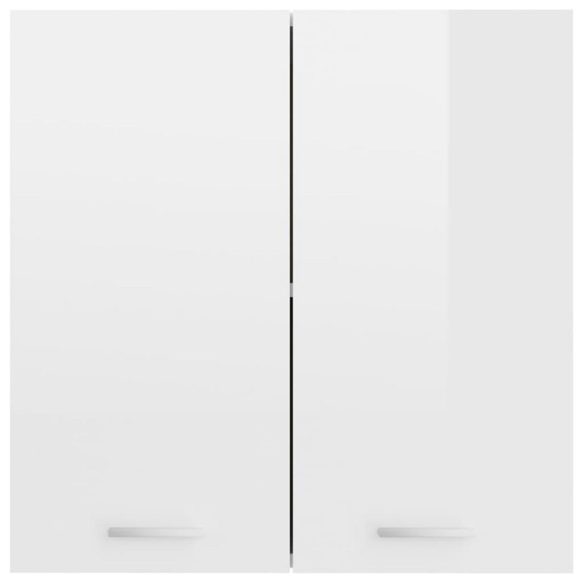 VIDAXL Armoire suspendue Blanc brillant 60x31x60 cm Bois d'ingenierie