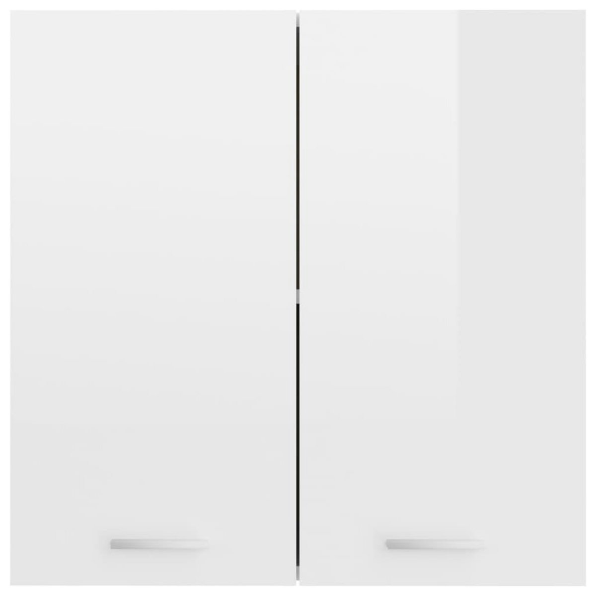 VIDAXL Armoire suspendue Blanc brillant 60x31x60 cm Bois d'ingenierie
