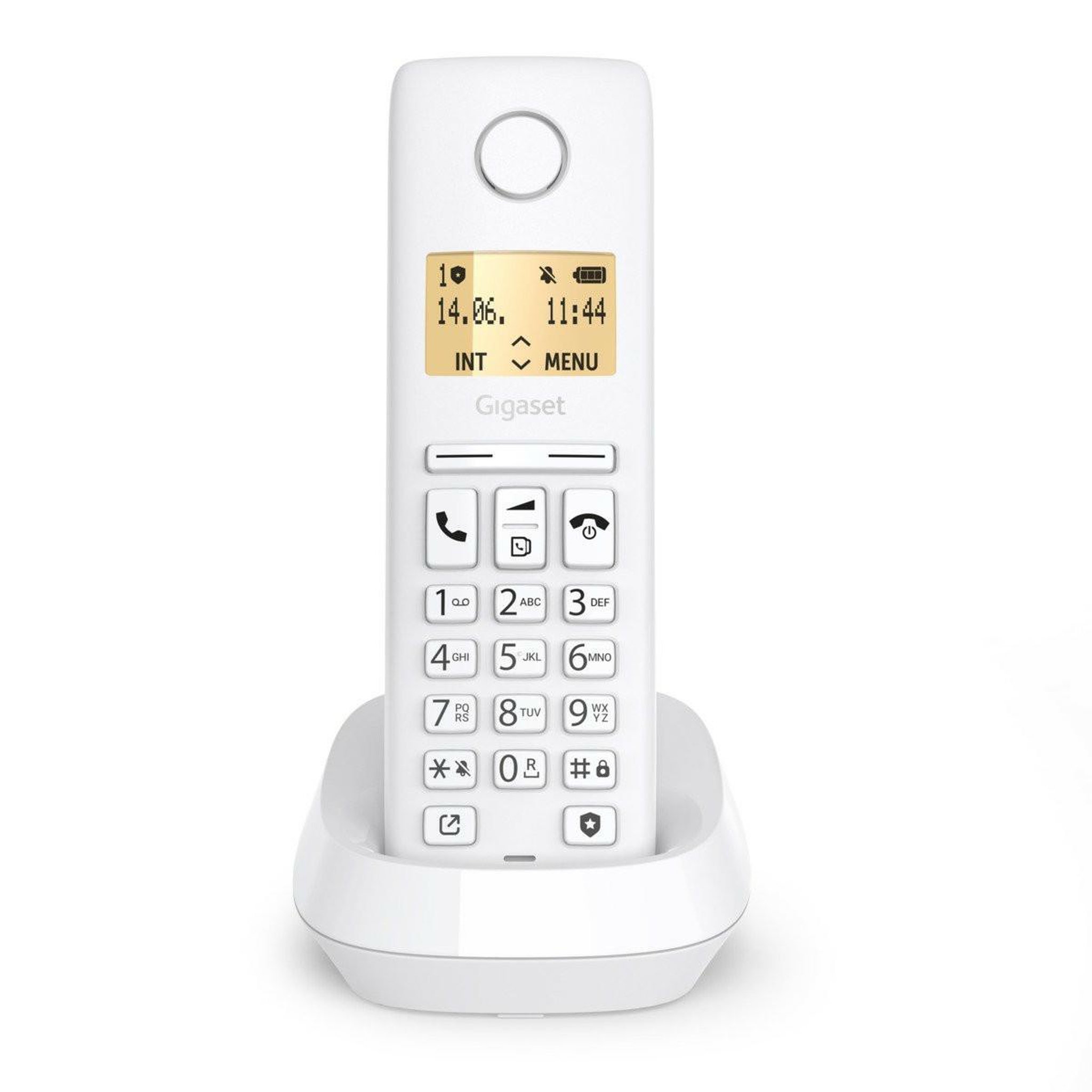 Voir la diapositive 3 : GIGASET Téléphone analogique/dect gigaset pure 100 avec identification de l'appelant blanc
