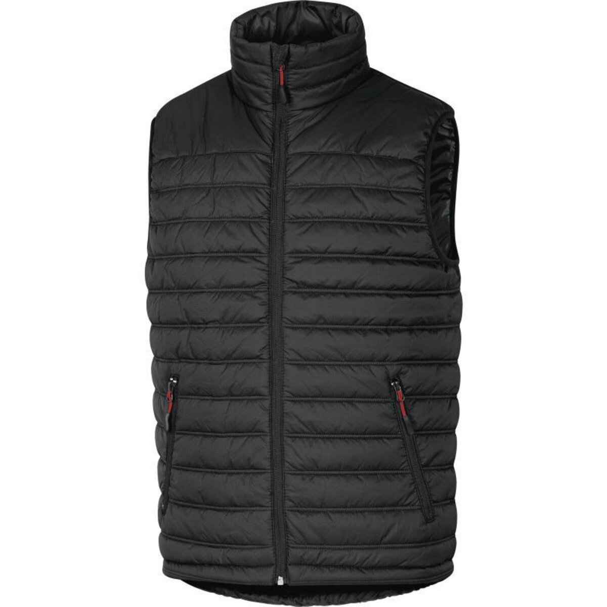 Delta Plus Gilet doudoune sans manche en polyamide ripstop enduit PU noir rouge TS DELTA PLUS GDOONNRPT