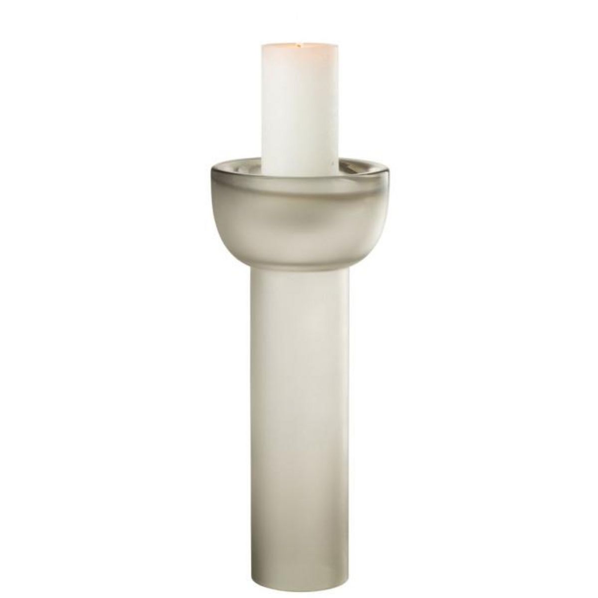 Paris Prix Vase Chandelier en Verre  Yoko  38cm Grège