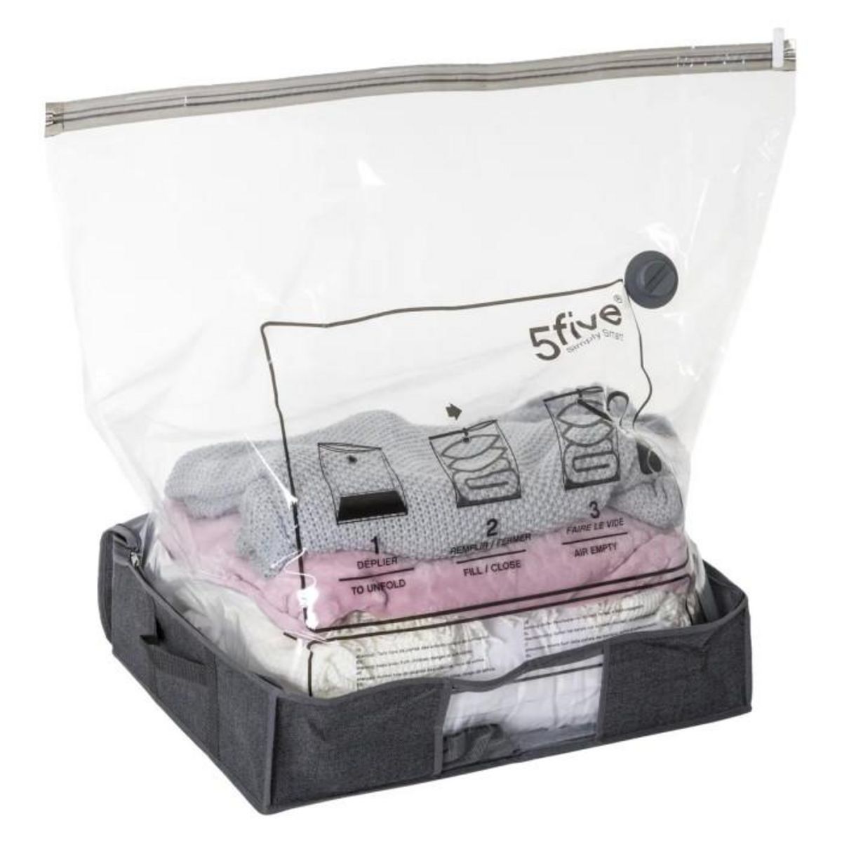 FIVE Sac de compression Aix-Store modèle médium - Noir