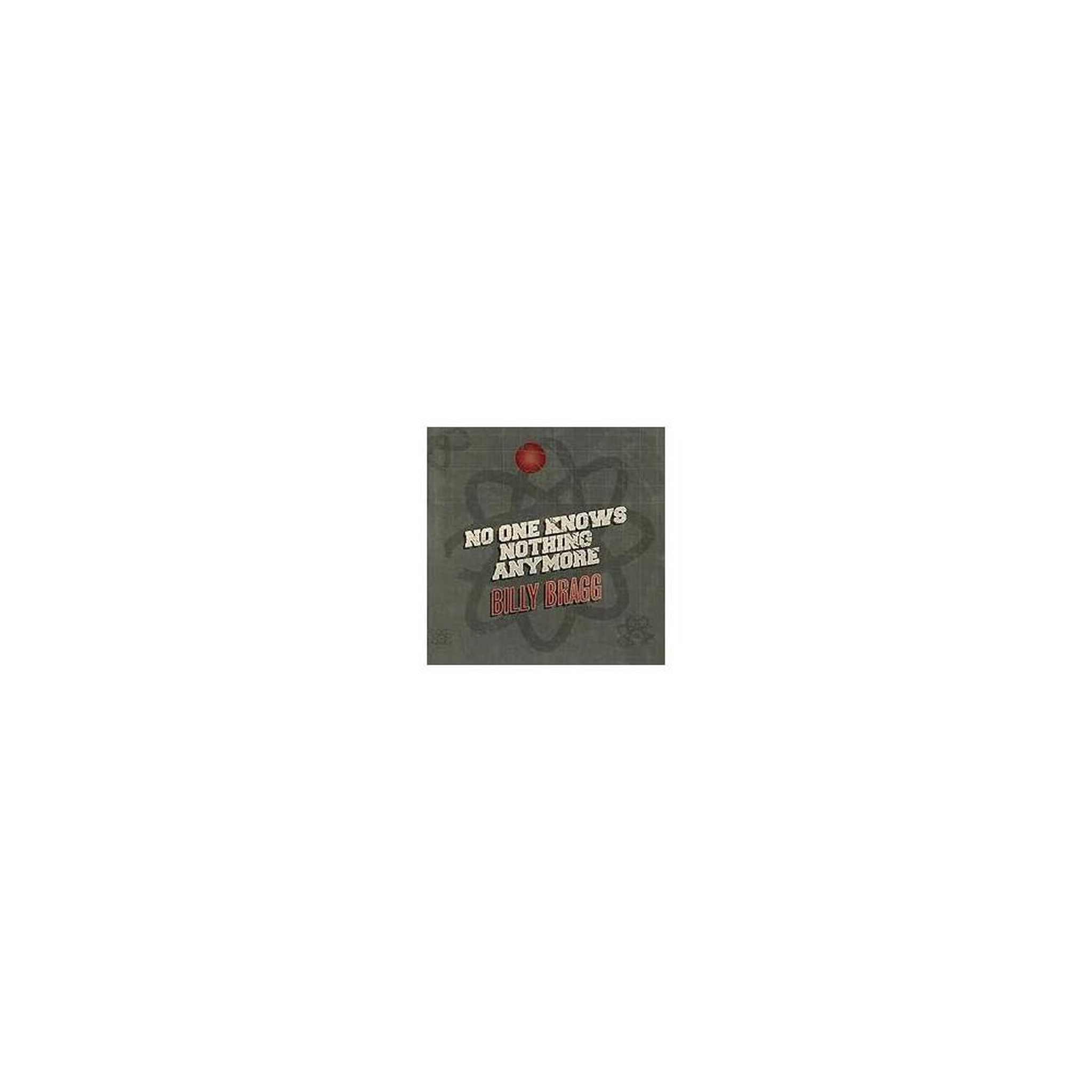 Vinyle lp no one knows nothing anymore de billy bragg, pochette vert olive foncé