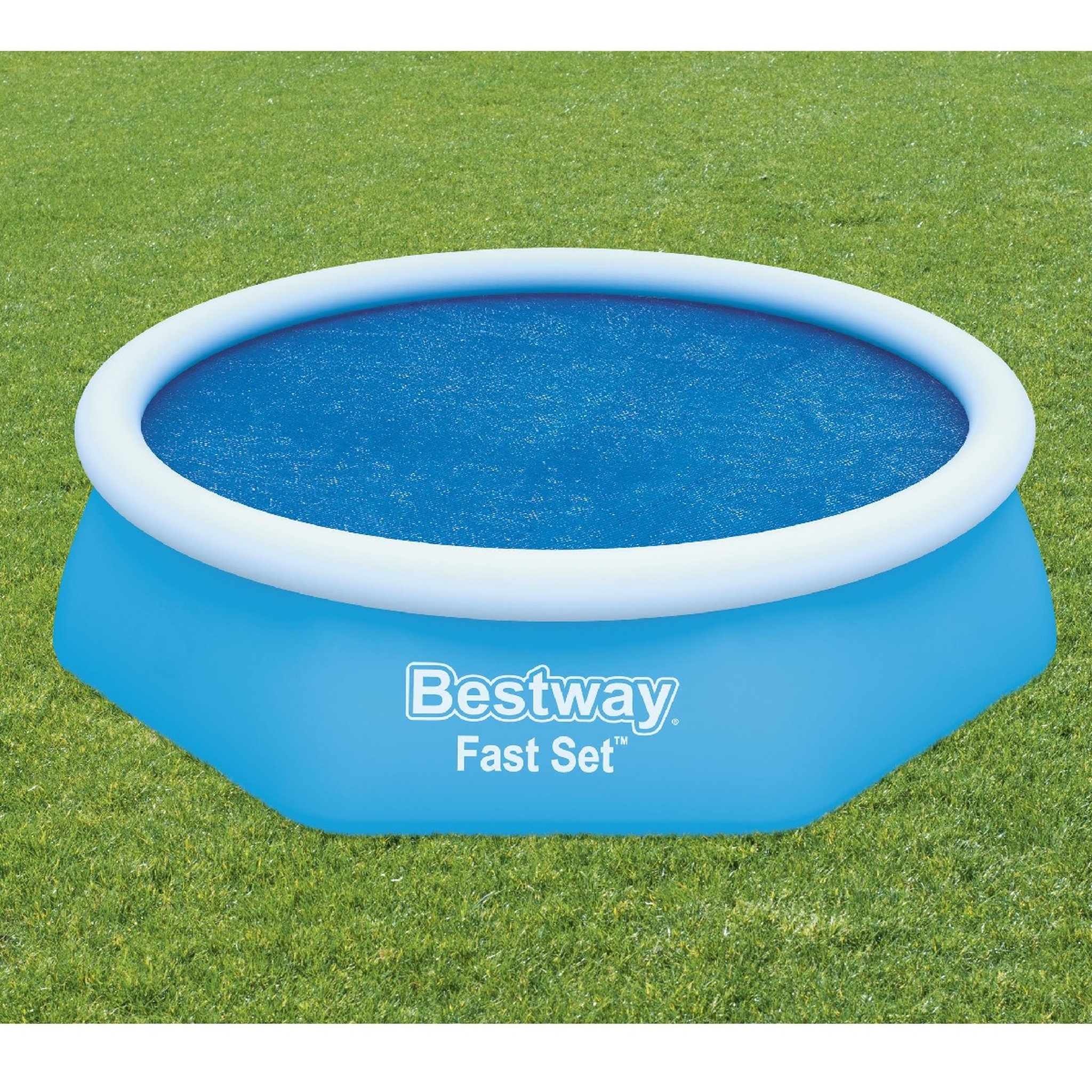 Voir la diapositive 2 : BESTWAY Bâche solaire diamètre 210 cm