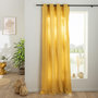 Voir la diapositive 1 : FUTURE HOME Rideau uni en gaze de coton oeillets à l'unité 140x260cm