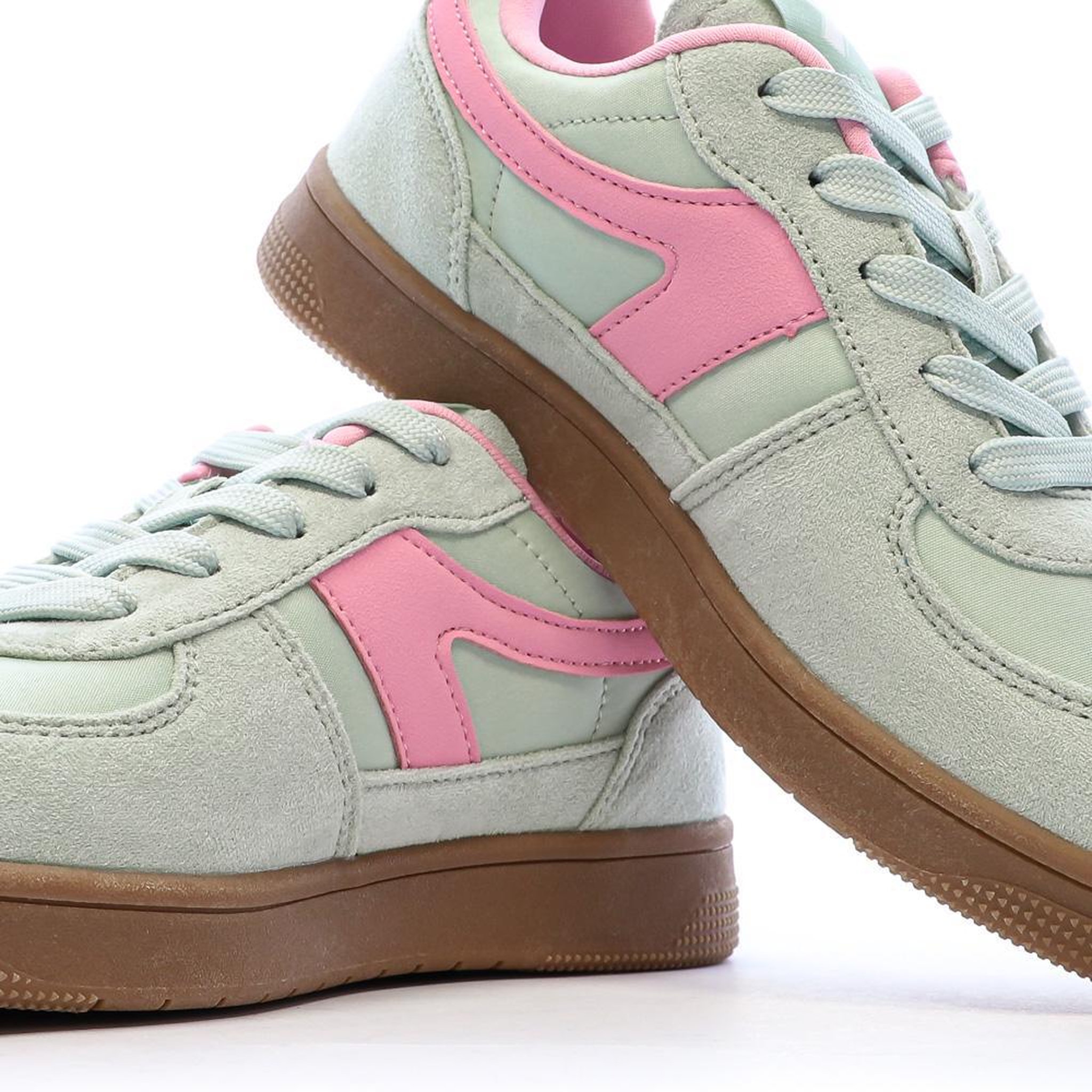 Voir la diapositive 3 : XTI Baskets Vertes/Roses Fille Xti 151149