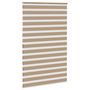 Voir la diapositive 4 : VIDAXL Store zebre marron sable largeur du tissu 135,9 cm polyester