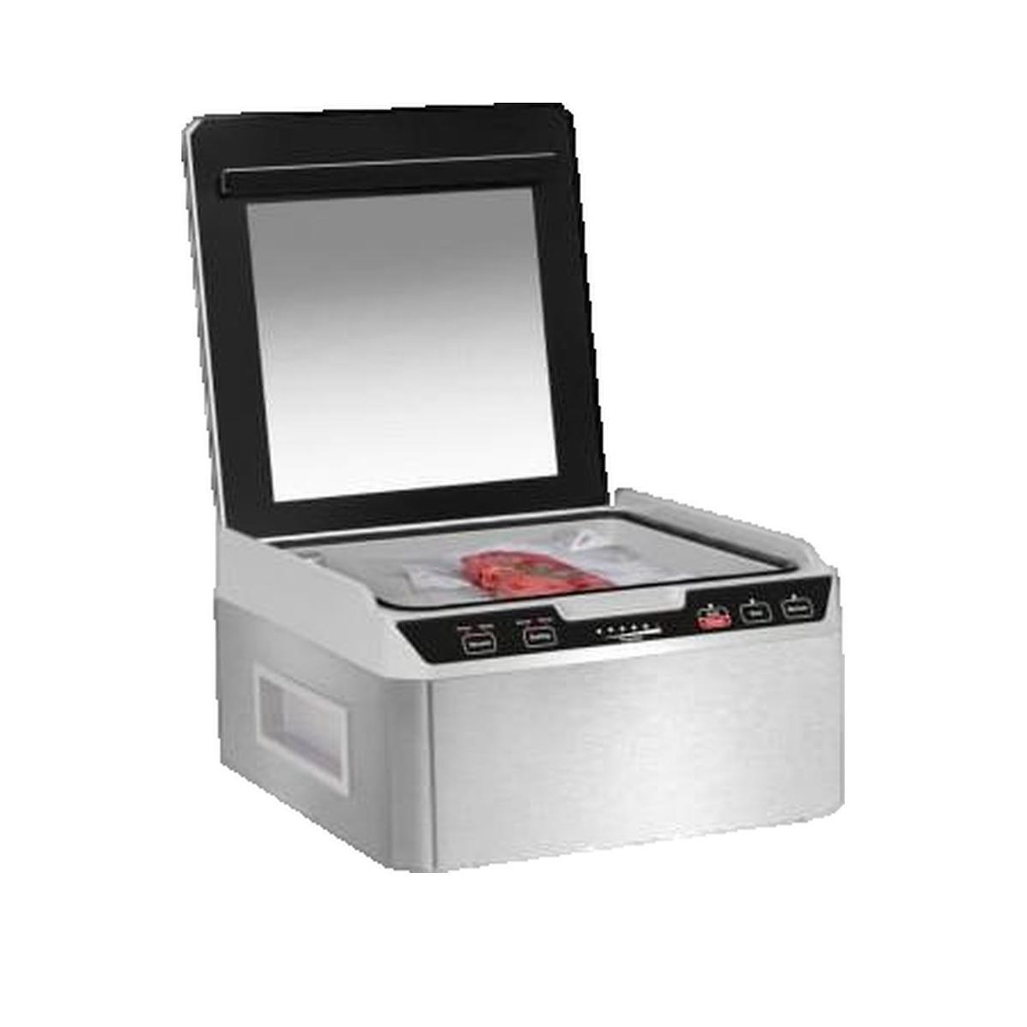 Voir la diapositive 2 : caso Machine sous vide Caso VacuChef 40 acier inoxydable