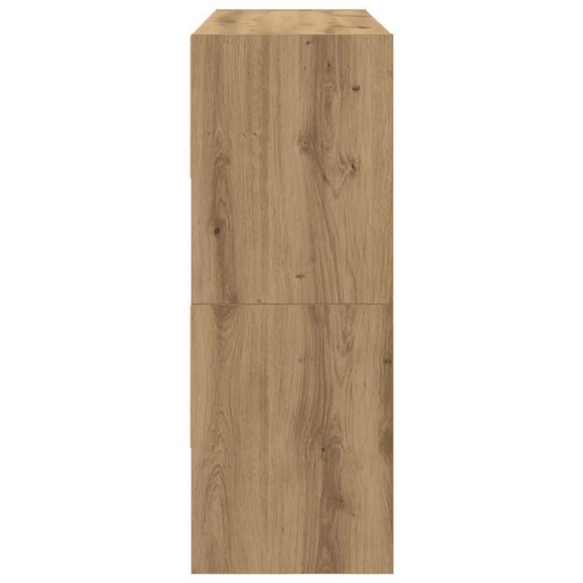 VIDAXL Étagères à chaussures empilables 2 pcs chêne artisanal