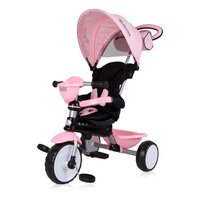 HOMCOM Tricycle Enfant Bébé Evolutif Pare-Soleil Pliable Canne parentale et  Amovible avev Sacoche Panier Sac Fer Rouge Brique 