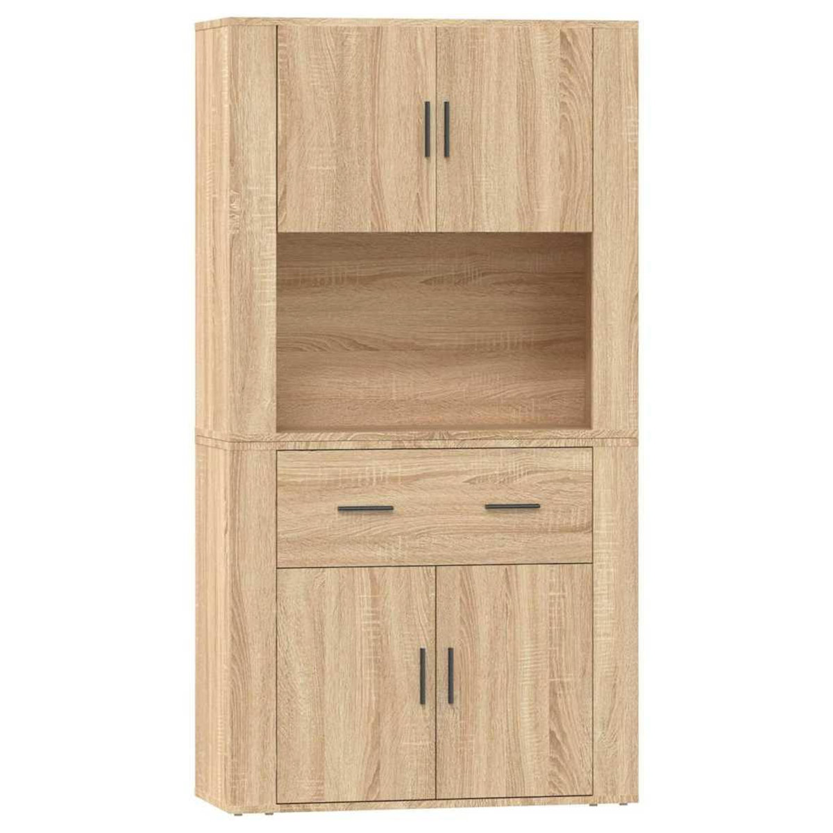 VIDAXL Buffet haut Chene sonoma Bois d'ingenierie