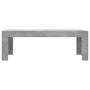 Voir la diapositive 4 : VIDAXL Table basse gris béton 102x50x36 cm bois d ingénierie