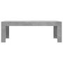 Voir la diapositive 4 : VIDAXL Table basse gris béton 102x50x36 cm bois d ingénierie