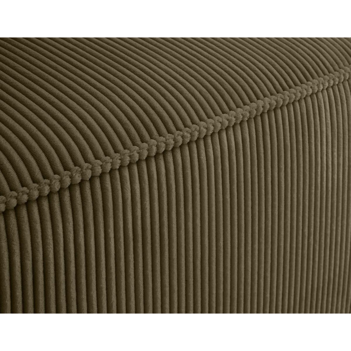 LISA DESIGN Arty - module d'assise sans accoudoirs - en velours côtelé