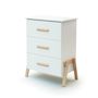 Voir la diapositive 6 : AT4 Chambre bébé lit, commode à langer 3 tiroirs et armoire CANAILLE bois