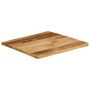 Voir la diapositive 2 : VIDAXL Dessus de table bord vivant 60x60x2,5 cm bois de manguier brut