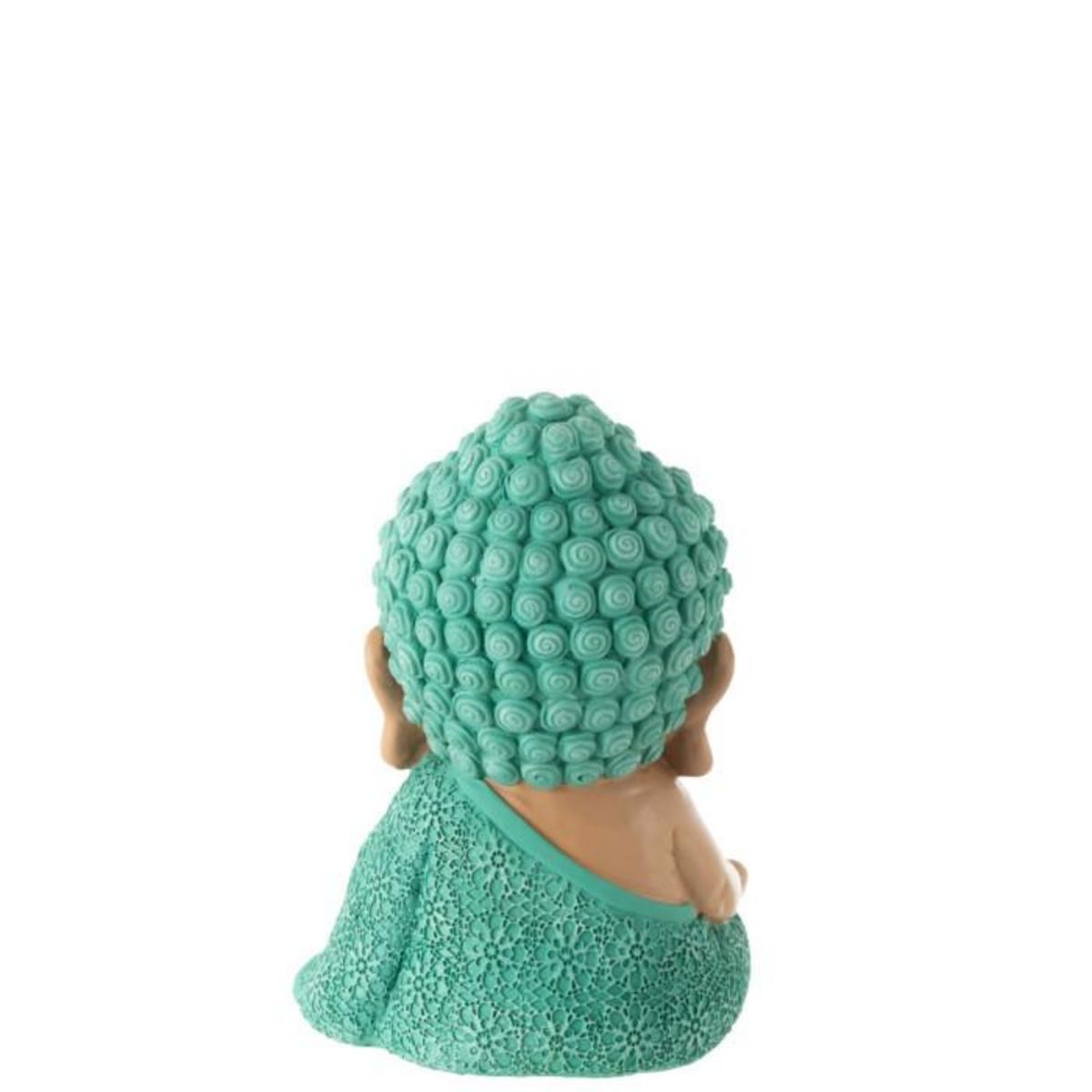 Paris Prix Statuette Moine Zen  Toby  19cm Bleu Azur