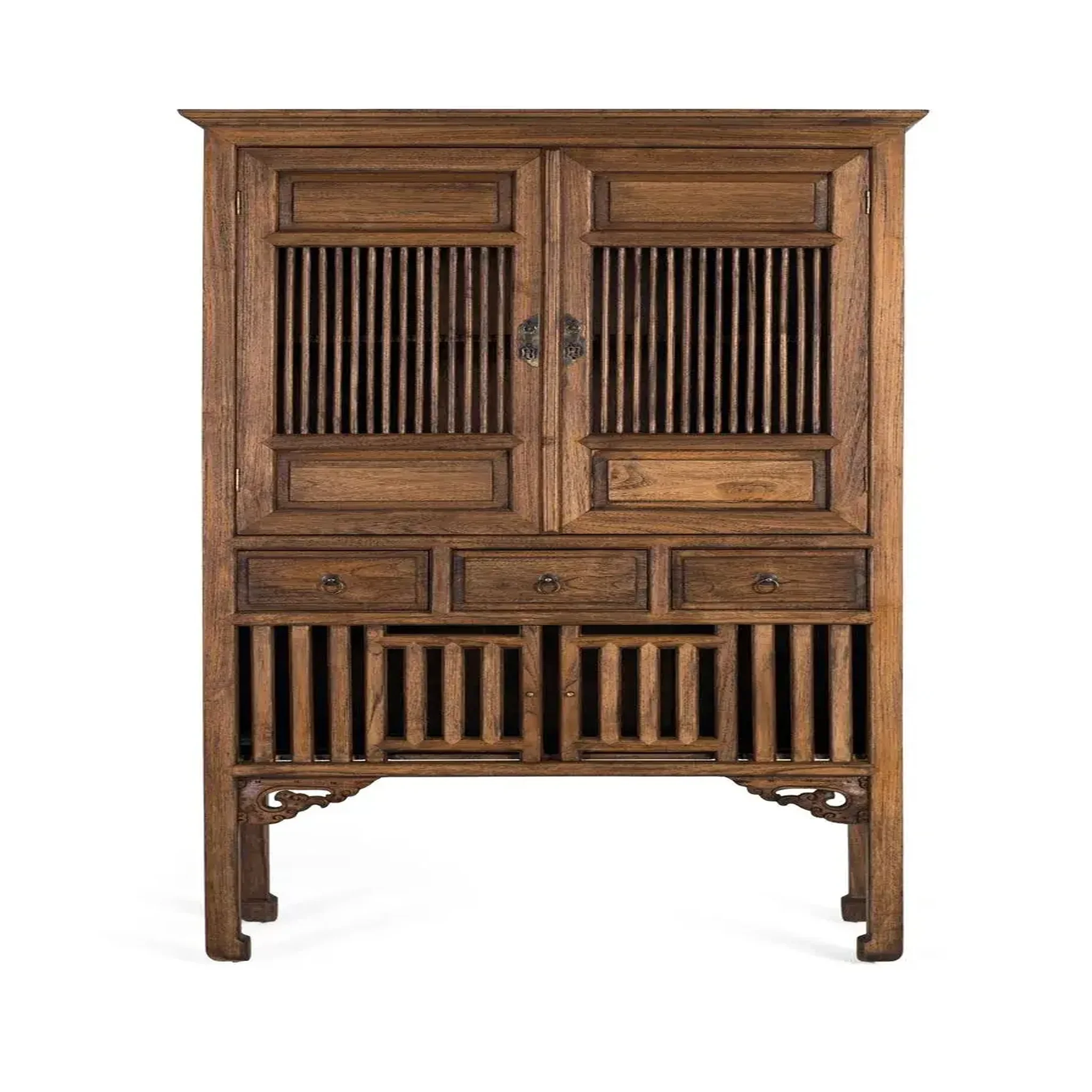 GINER Y COLOMER SL Armoire en bois de teck 96cm style artisanal vintage