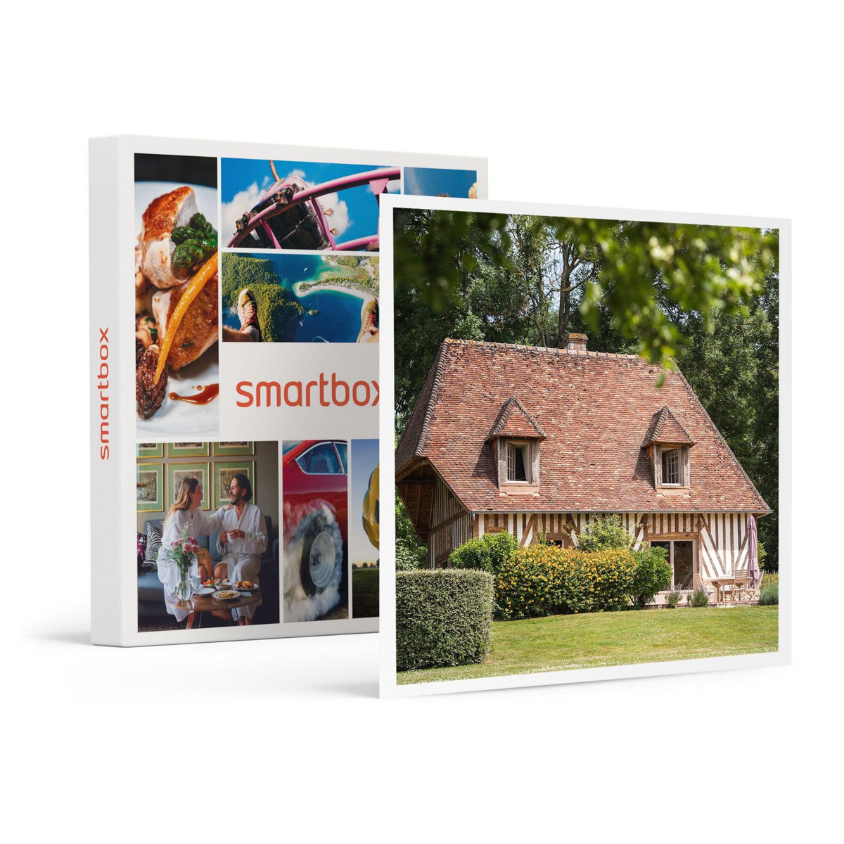 Smartbox 3 jours en maison normande avec dîners et accès libre au bain bouillonnant près de Caen - Coffret Cadeau Séjour