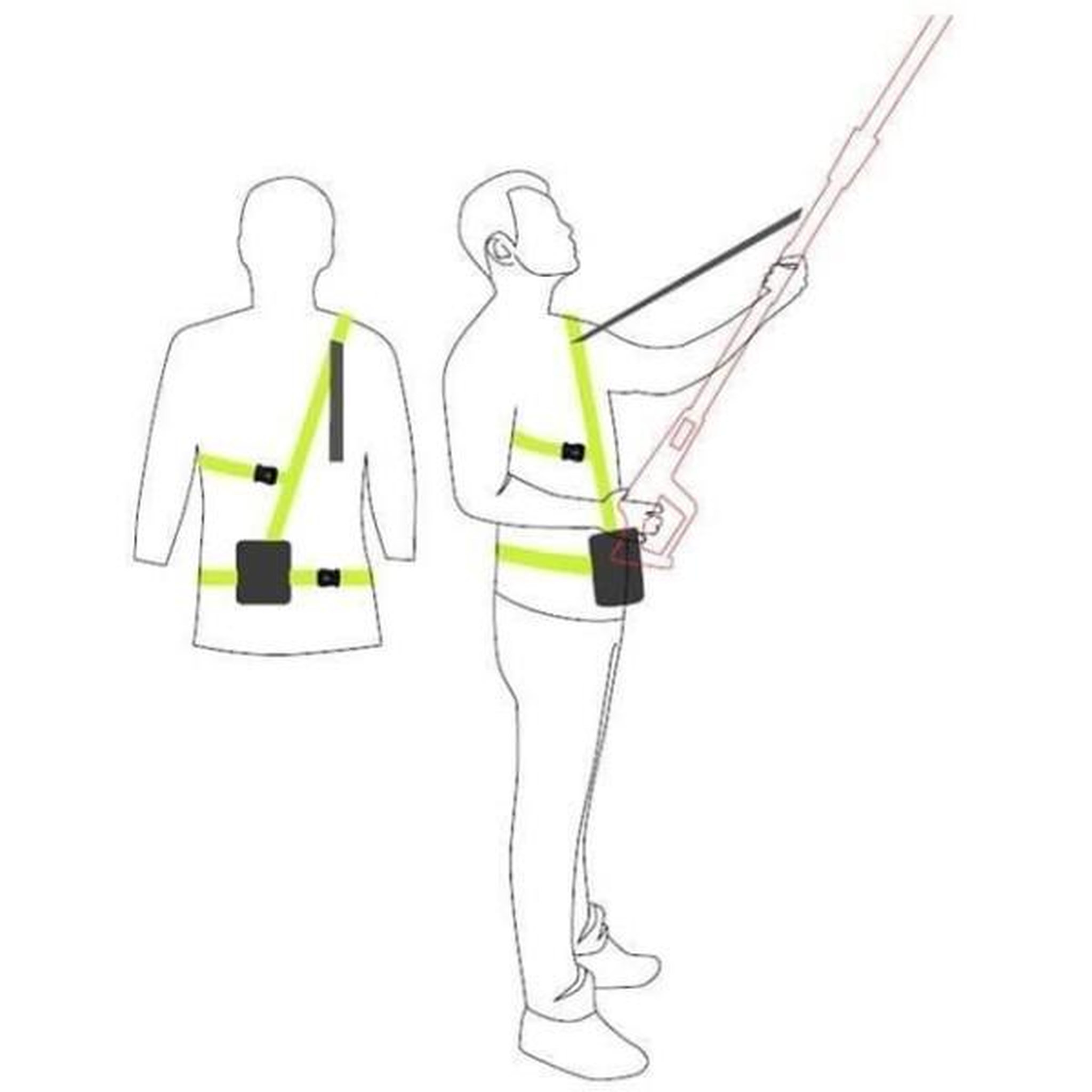 Voir la diapositive 2 : Ryobi RYOBI - Taille-haies sur perche 450 W - lames 45 cm - écartement 20 mm - tube d'extension 65 cm fourni - RPT4545E