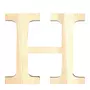 Artémio Alphabet en bois 11,5cm Lettre H
