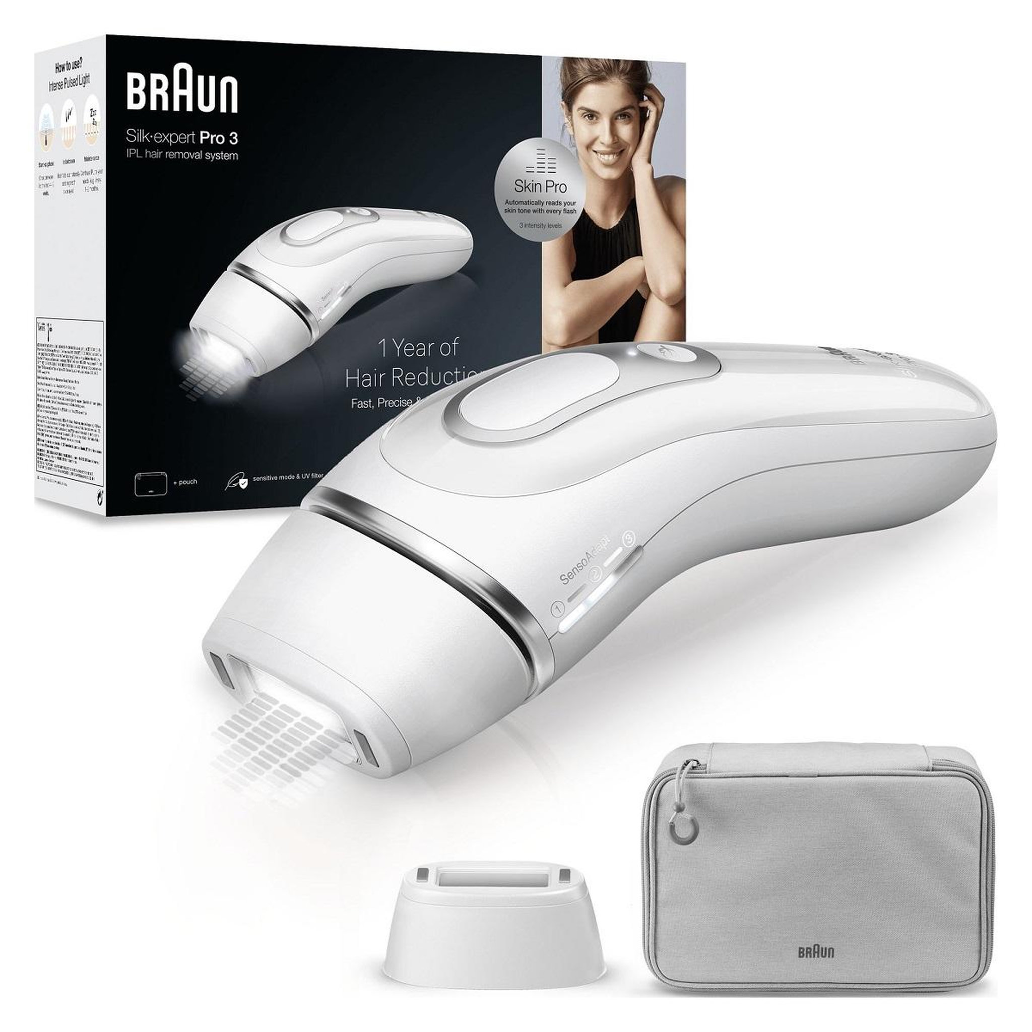 Voir la diapositive 2 : BRAUN Epilateur à lumière pulsée laser - pl 3020