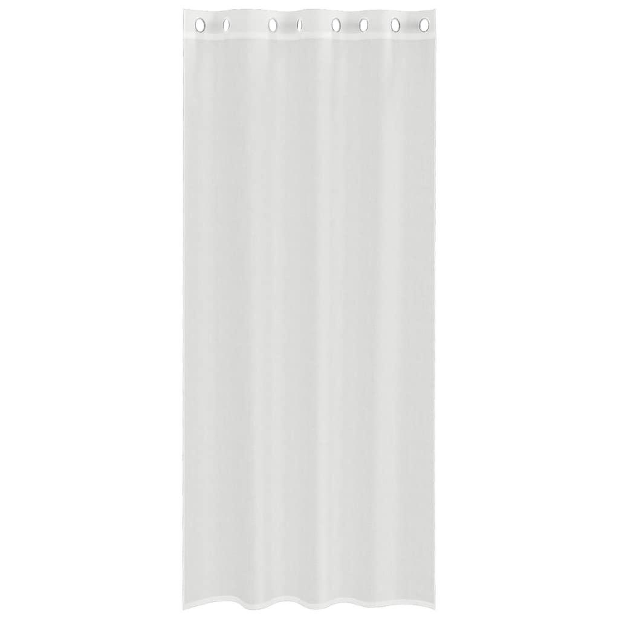 Voir la diapositive 4 : VIDAXL Rideaux en voile avec œillets 2 pcs blanc