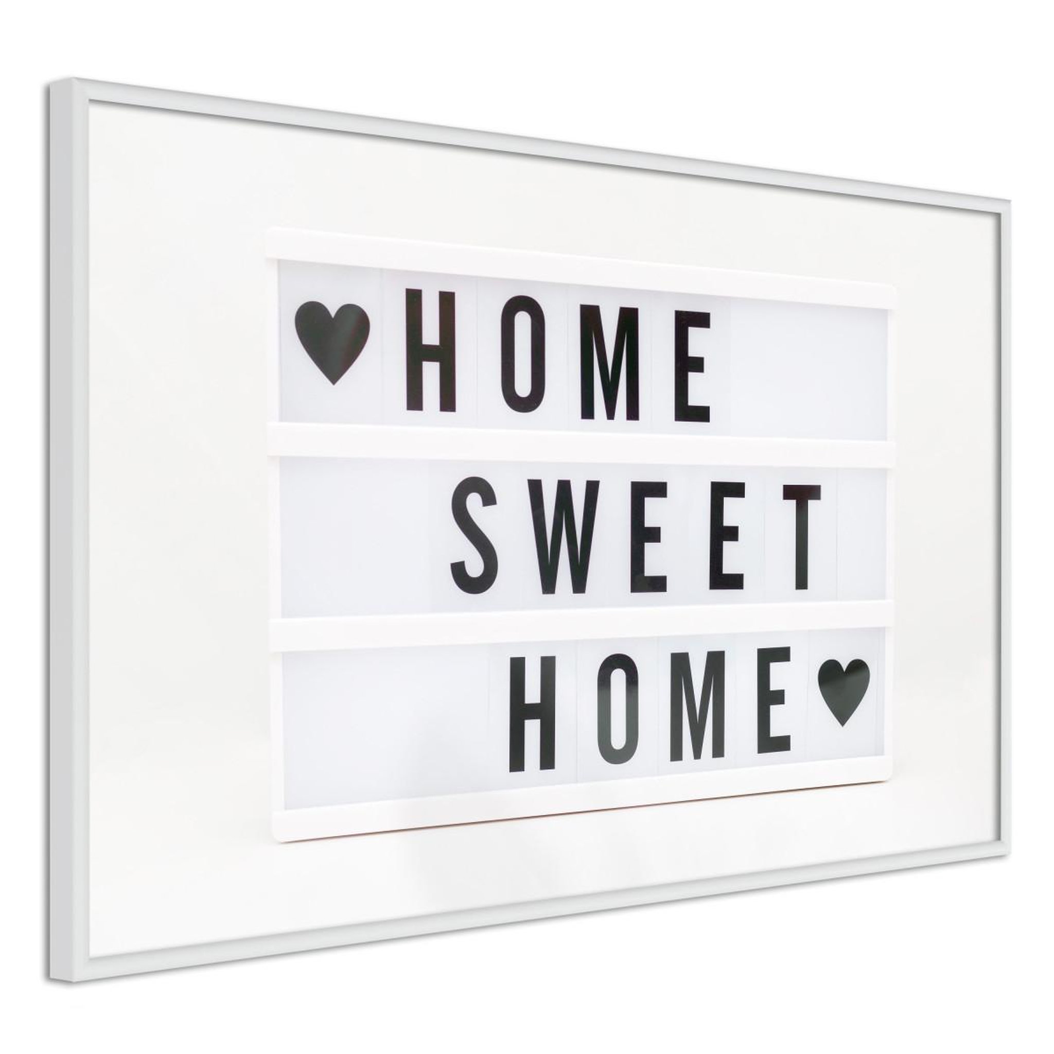 Paris Prix Affiche murale encadrée  there is no place like home