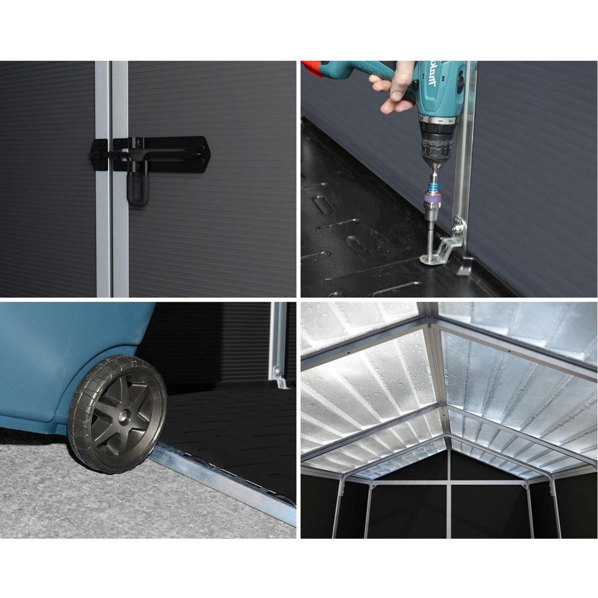 Canopia by PALRAM Abri de jardin résine - 2,8m² - RUBICON SHED