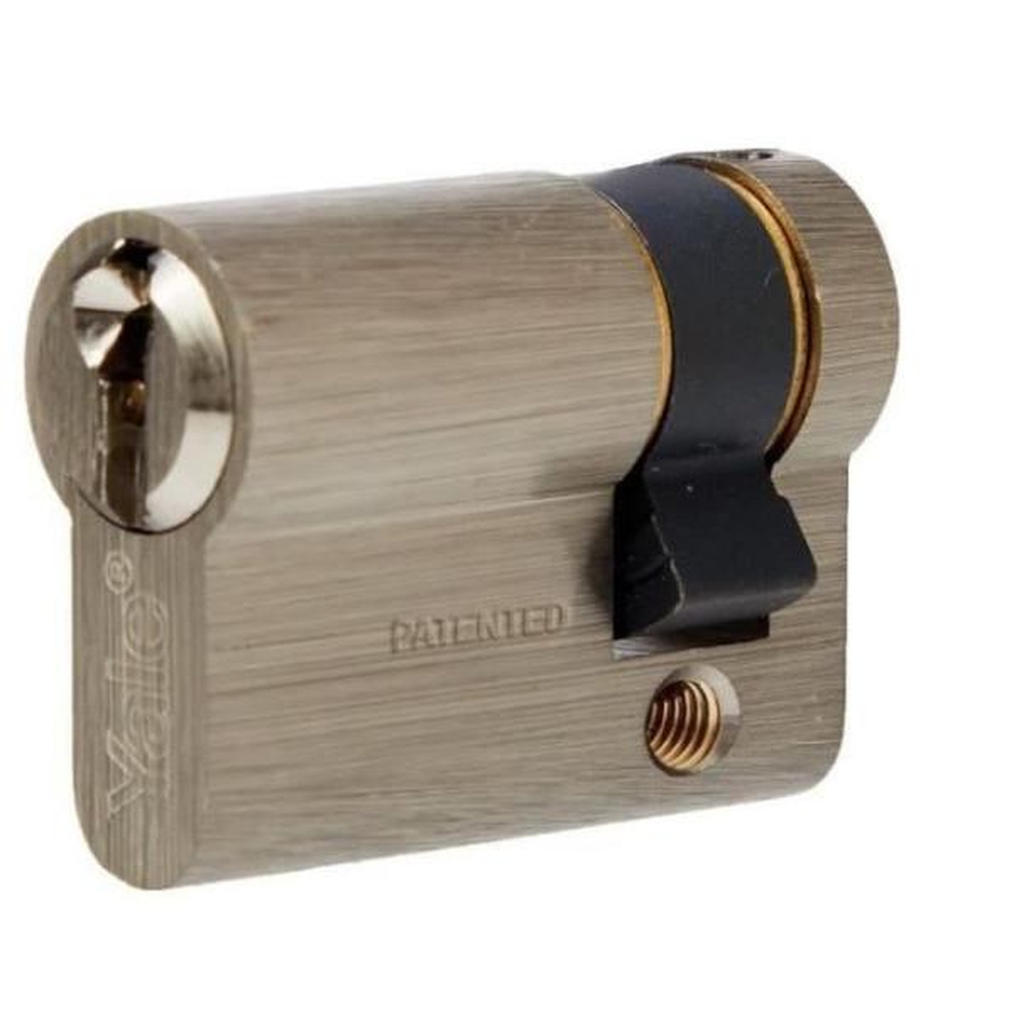 Voir la diapositive 2 : YALE Demi-Cylindre de Serrure - YALE - YC500+ - 30x10 mm - 5 Goupilles - 3 Clés - Nickelé
