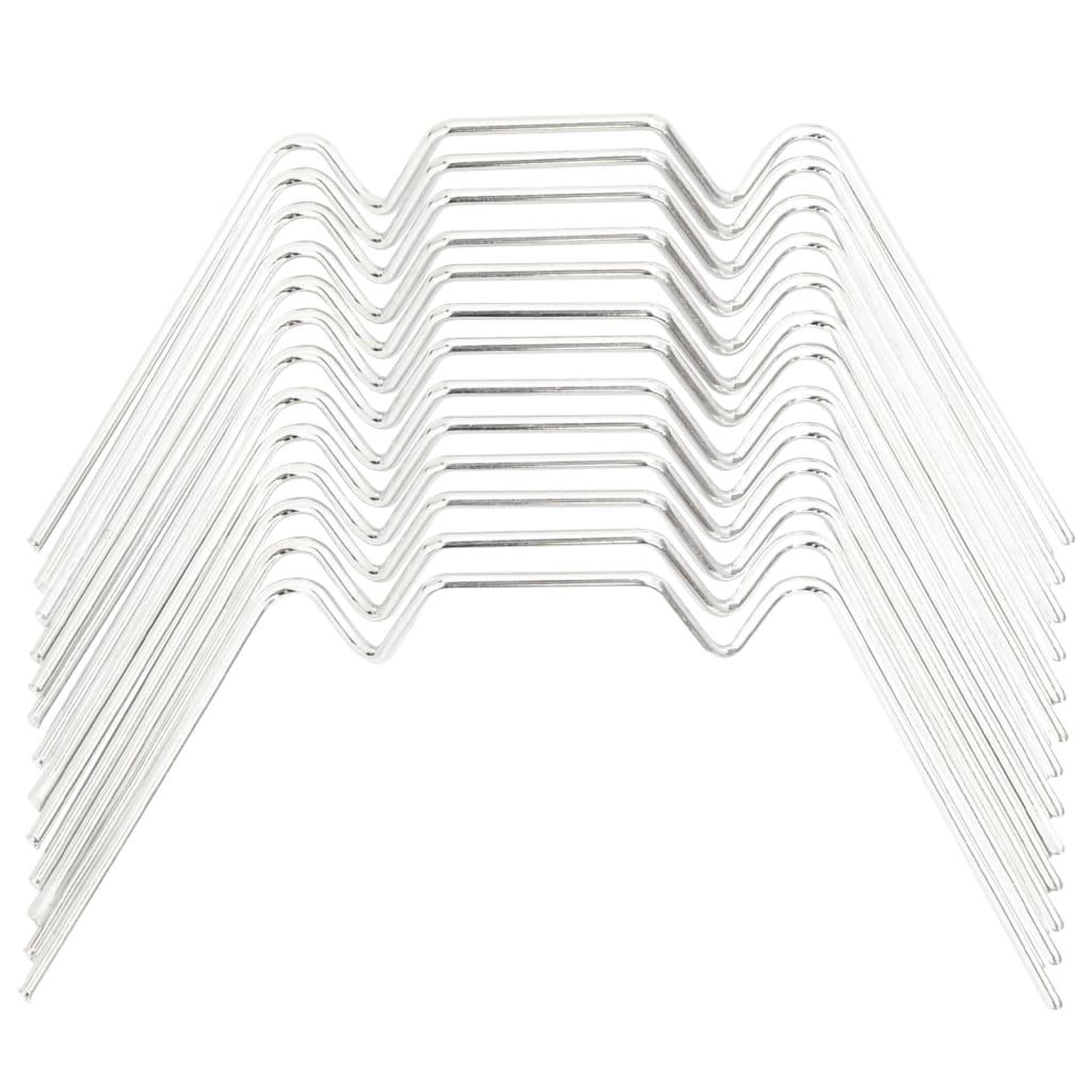Voir la diapositive 5 : VIDAXL Clips pour serre 100 pcs type W acier galvanise