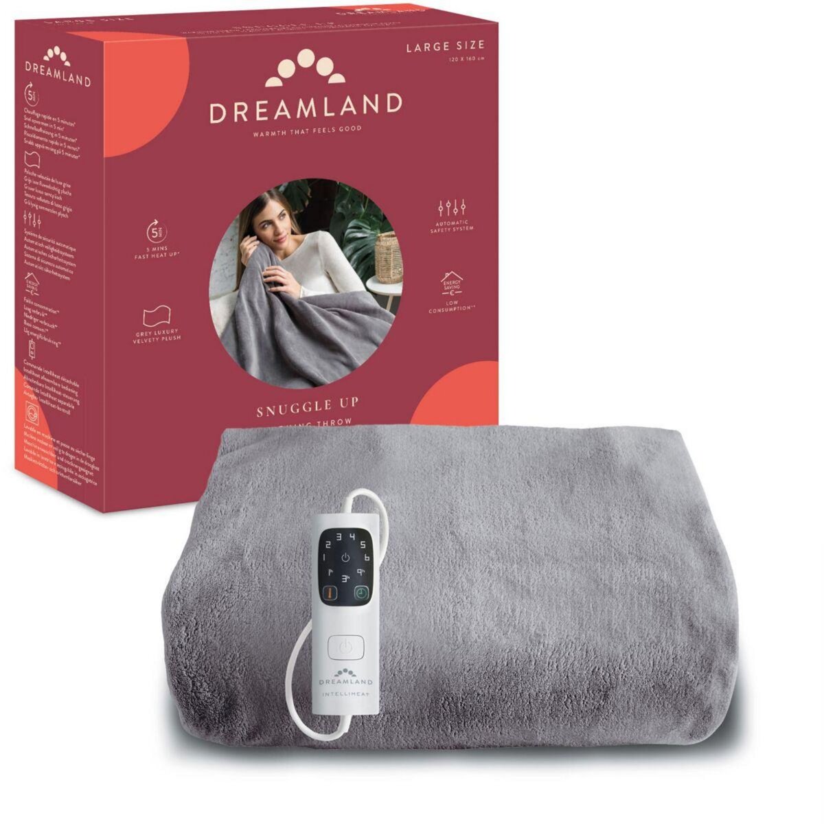 DREAMLAND Couverture chauffante Plaid chauffant