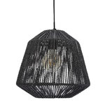 ATMOSPHERA Suspension corde Etnik Jily noir D29