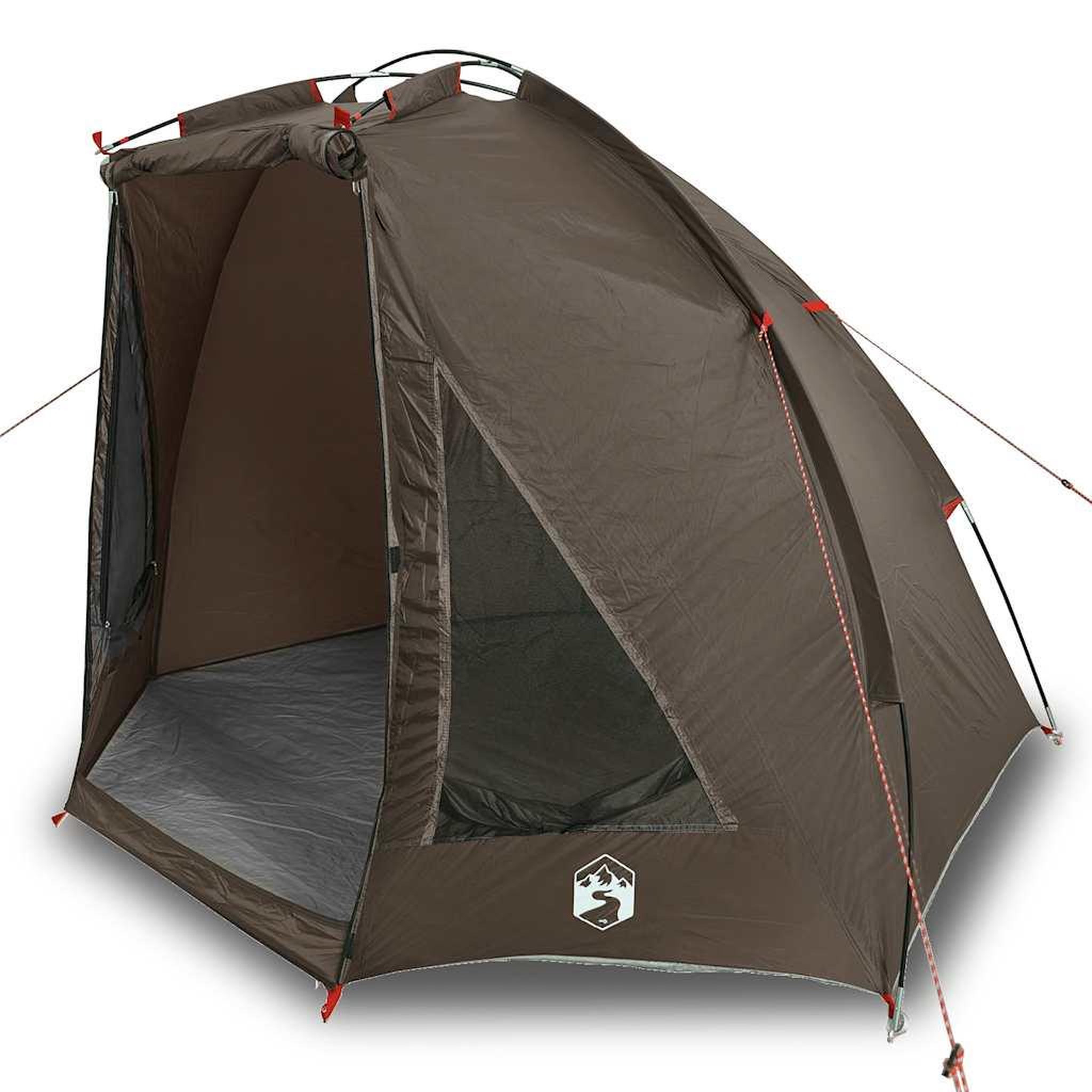 Voir la diapositive 2 : VIDAXL Tente de peche marron impermeable