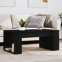 Voir la diapositive 1 : VIDAXL Table basse noir 102x55x42 cm bois d'ingenierie
