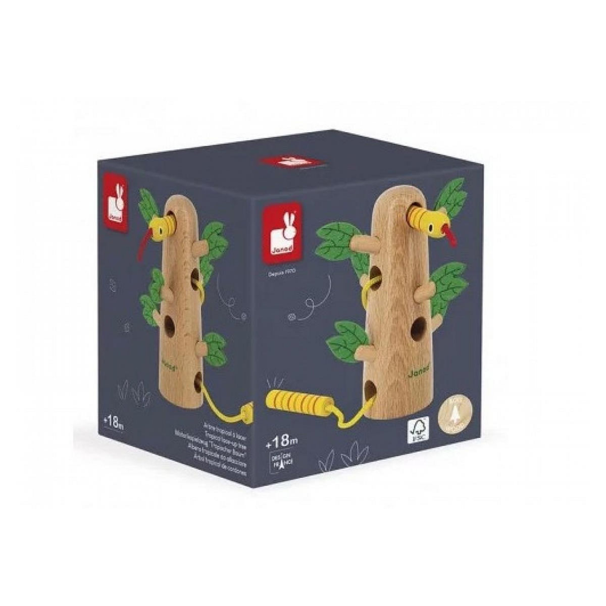 Juratoys-Janod Arbre tropical à lacer Tropik