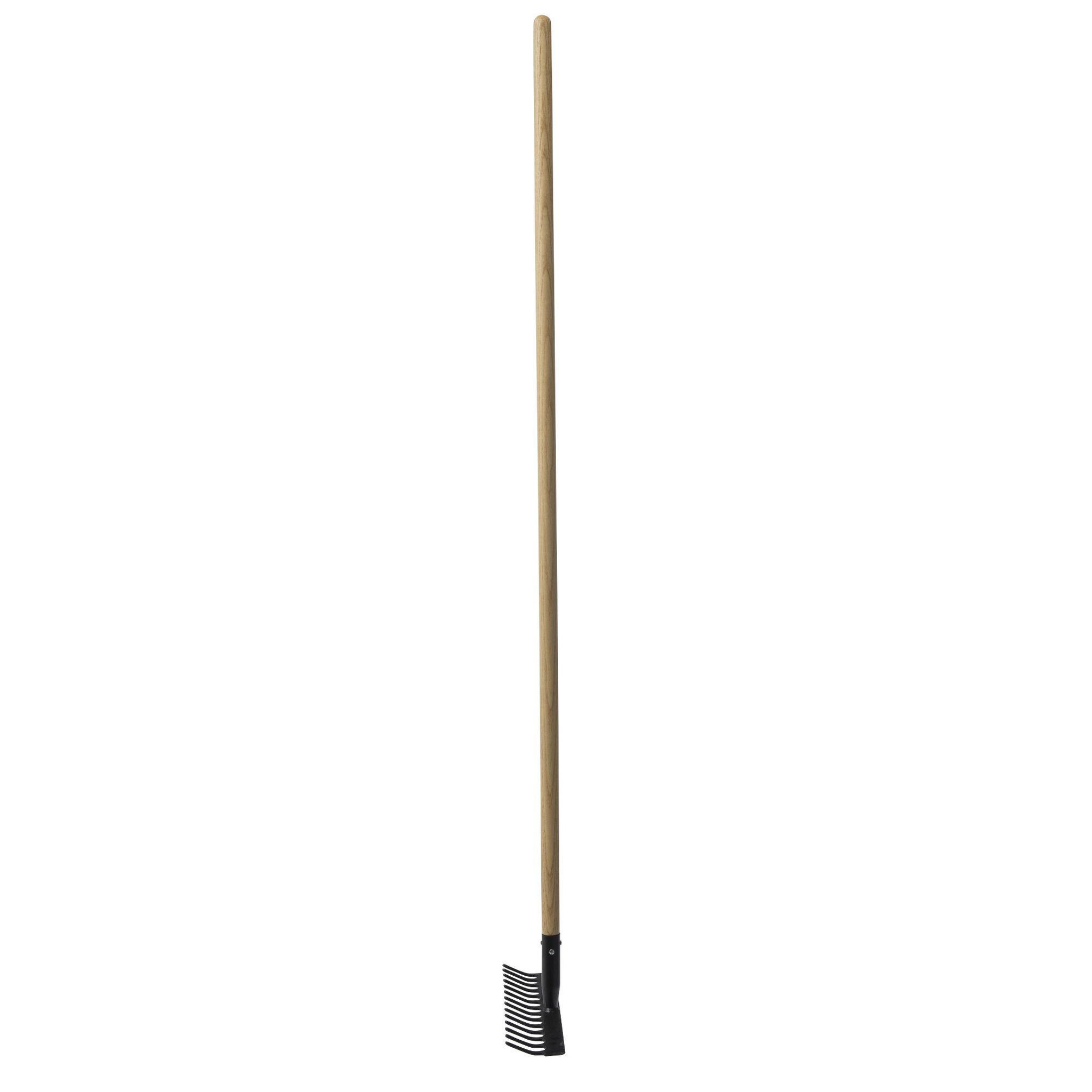 Voir la diapositive 4 : Pro garden Râteau 14 dents acier-bois 143cm