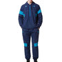 Voir la diapositive 1 : KAPPA Survêtement Marine/Turquoise Homme Kappa Astaedy